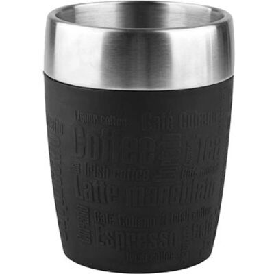 Tefal K30813 Mug Thermo Noir - Mug Isotherme - Publicité Tefal K30813 Mug Thermo Noir - Mug Isotherme - Publicité