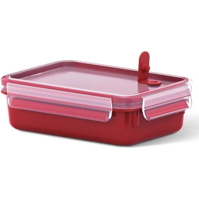 Tefal Masterseal Micro Recipiente de armazenamento de alimentos - Vermelho - 0,8L Tefal Masterseal Micro Recipiente de armazenamento de alimentos - Vermelho - 0,8L