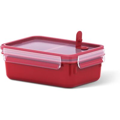 Tefal K31023 Boîte à Lunch - Micro-ondable, Étanche, 1L - Publicité Tefal K31023 Boîte à Lunch - Micro-ondable, Étanche, 1L - Publicité