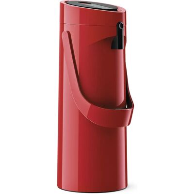 Tefal Ponza K31403 Bouteille - Thermos à pompe - 1,9L Rouge - Publicité Tefal Ponza K31403 Bouteille - Thermos à pompe - 1,9L Rouge - Publicité