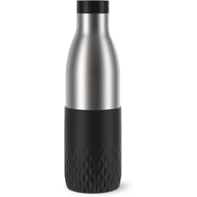 Tefal Bludrop Sleeve Vattenflaska i rostfritt stål - 0,7L - Svart Tefal Bludrop Sleeve Vattenflaska i rostfritt stål - 0,7L - Svart