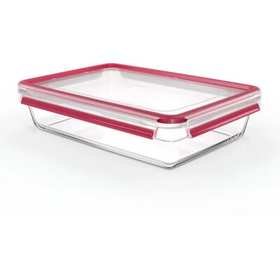 Tefal MasterSeal N10412 - Matoppbevaringsbeholder, Rød, 3L Tefal MasterSeal N10412 - Matoppbevaringsbeholder, Rød, 3L