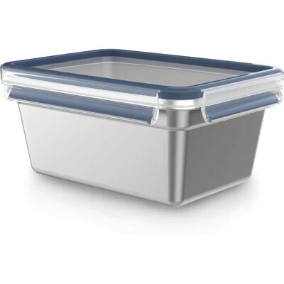 Tefal Modèle N1150610 Conteneur de Rangement Alimentaire en Acier Inoxydable - Rectangulaire 2L - Publicité Tefal Modèle N1150610 Conteneur de Rangement Alimentaire en Acier Inoxydable - Rectangulaire 2L - Publicité