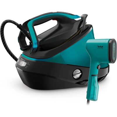 Tefal Pro Express Vision - Dampfbügelstation, Schwarz/Blau Tefal Pro Express Vision - Dampfbügelstation, Schwarz/Blau