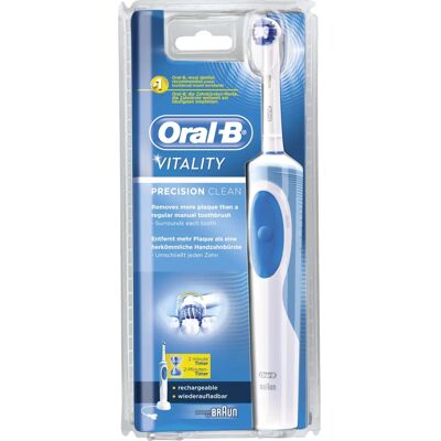 Brosse à dents électrique Vitality Crossaction - Brosse électrique - Publicité Brosse à dents électrique Vitality Crossaction - Brosse électrique - Publicité