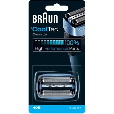 Tête de Rasoir Électrique Braun Series 3 40B - Compatible avec CoolTec Tête de Rasoir Électrique Braun Series 3 40B - Compatible avec CoolTec