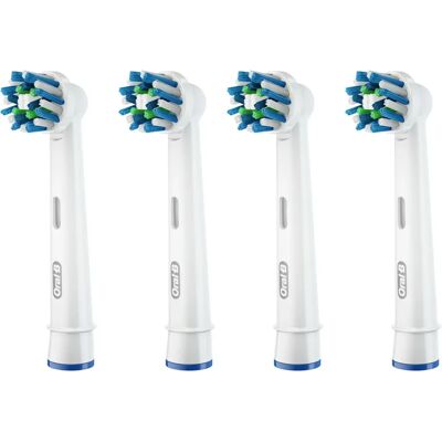 Brosse de Remplacement Oral-B CrossAction - 3+1 Pièces - Publicité Brosse de Remplacement Oral-B CrossAction - 3+1 Pièces - Publicité