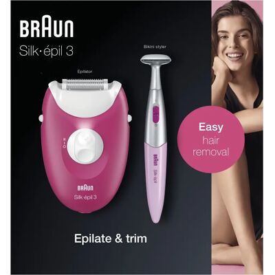 Braun Silk-Epil 3 3-420 - Publicité Braun Silk-Epil 3 3-420 - Publicité