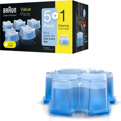 Braun CCR5 + 1 - Shaver Cleaning Cartridge Braun CCR5 + 1 - Shaver Cleaning Cartridge