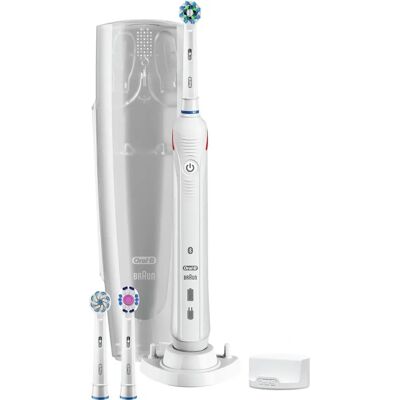Brosse à dents électrique Oral-B Smart 5100S - Bluetooth, 5 Modes - Publicité Brosse à dents électrique Oral-B Smart 5100S - Bluetooth, 5 Modes - Publicité