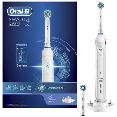 Brosse à dents électrique Oral-B SmartSeries Smart 4 4100S - Nettoyage quotidien, Soin des gencives - Publicité Brosse à dents électrique Oral-B SmartSeries Smart 4 4100S - Nettoyage quotidien, Soin des gencives - Publicité