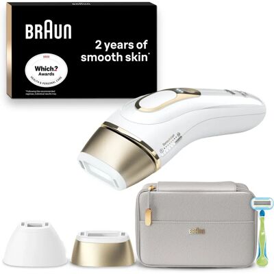 Braun Silk Expert Pro 5 IPL - Hair Removal Device White/Gold Braun Silk Expert Pro 5 IPL - Hair Removal Device White/Gold
