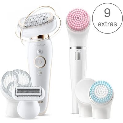 Braun Silk-épil 9 Flex 9100 BS 40 - Épilateur électrique Braun Silk-épil 9 Flex 9100 BS 40 - Épilateur électrique