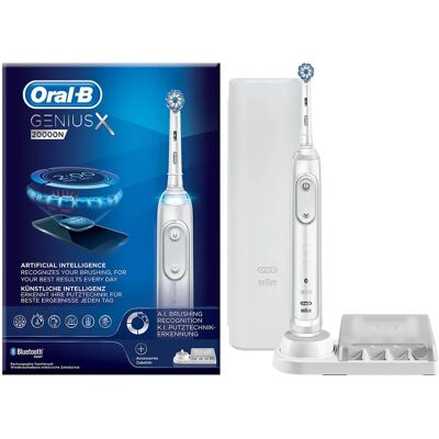 Oplaadbare sonische tandenborstel Oral-B Genius X 20000N - Elektrische tandenborstel Oplaadbare sonische tandenborstel Oral-B Genius X 20000N - Elektrische tandenborstel