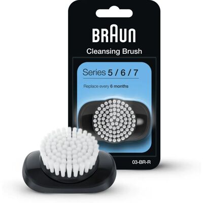 Accessoire de rasoir Braun 81697125 - Recharge brosse de nettoyage EasyClick pour Séries 5, 6, 7 - Publicité Accessoire de rasoir Braun 81697125 - Recharge brosse de nettoyage EasyClick pour Séries 5, 6, 7 - Publicité