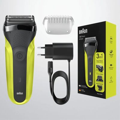 Braun Series 3 81702942 Męski trymer - Elektryczny, Wodoodporny, 6 głowic Braun Series 3 81702942 Męski trymer - Elektryczny, Wodoodporny, 6 głowic