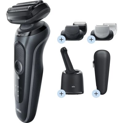 Braun Series 6 60-N7650cc Elektryczna golarka - Na mokro i na sucho Braun Series 6 60-N7650cc Elektryczna golarka - Na mokro i na sucho