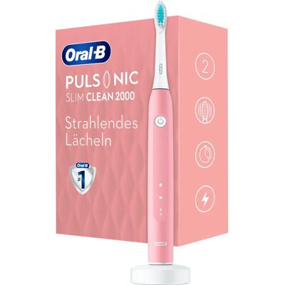 Oral-B Pulsonic Slim Clean 2000 - Brosse à dents électrique - Publicité Oral-B Pulsonic Slim Clean 2000 - Brosse à dents électrique - Publicité