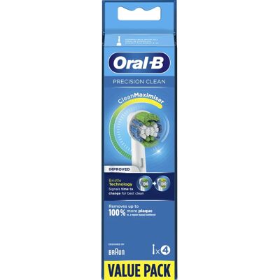 Oral-B 80338432 Toothbrush Head - 4 pcs - Blue, Green, White Oral-B 80338432 Toothbrush Head - 4 pcs - Blue, Green, White