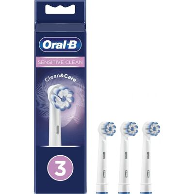 Oral-B Tête de Brosse Sensitive Clean Blanc 80338478 - Tête de Brosse - Publicité Oral-B Tête de Brosse Sensitive Clean Blanc 80338478 - Tête de Brosse - Publicité