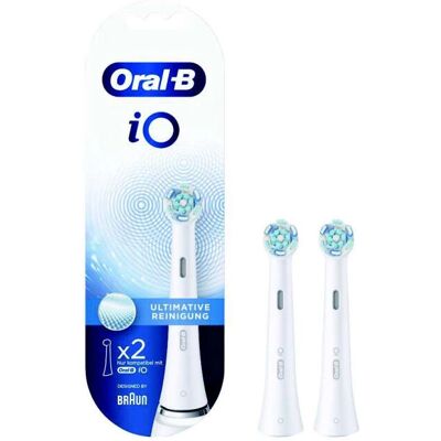 Oral-B iO Ultimative 2 stuks wit - Vervangkoppen Oral-B iO Ultimative 2 stuks wit - Vervangkoppen