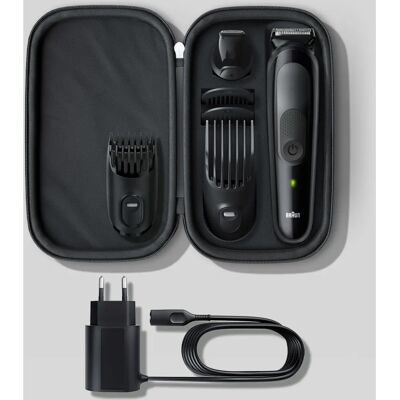 Braun All-in-one MGK5 Bateria 2,1 cm Wilgotne i suche Czarny - trymer wielofunkcyjny Braun All-in-one MGK5 Bateria 2,1 cm Wilgotne i suche Czarny - trymer wielofunkcyjny