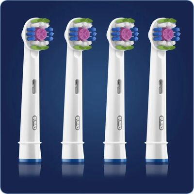 Oral-B 3D White Zahnbürstenkopf - Ersatzpack 4 Stück Oral-B 3D White Zahnbürstenkopf - Ersatzpack 4 Stück