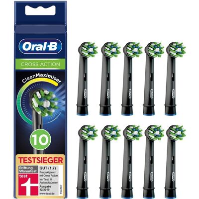 Braun Oral-B CrossAction Black Edition Zahnbürstenköpfe - 10er Pack Braun Oral-B CrossAction Black Edition Zahnbürstenköpfe - 10er Pack