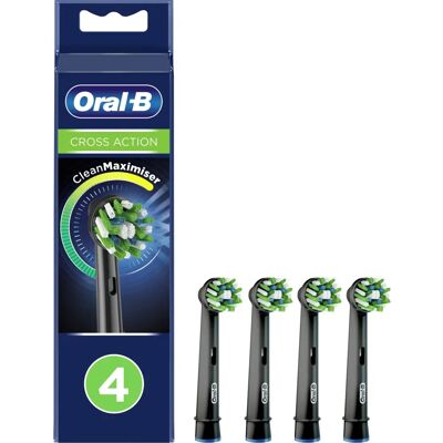 Oral B Cross Action Fekete Cserefejek - Fogkefeszettek Oral B Cross Action Fekete Cserefejek - Fogkefeszettek