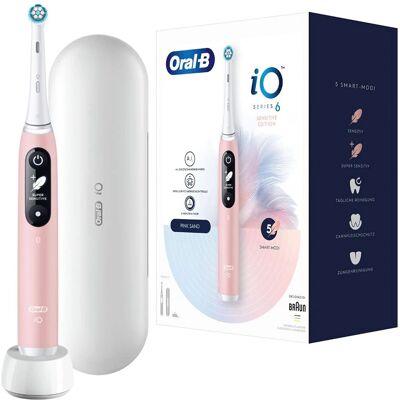 Elektryczna szczoteczka Braun Oral-B Io Series 6 - Sensitive, Różowy Piasek, 5 Trybów Elektryczna szczoteczka Braun Oral-B Io Series 6 - Sensitive, Różowy Piasek, 5 Trybów
