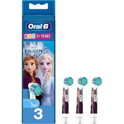 Tête de Brosse Oral-B 80352082 - Pack de 3 - Blanc - Pour Enfants Frozen - Publicité Tête de Brosse Oral-B 80352082 - Pack de 3 - Blanc - Pour Enfants Frozen - Publicité