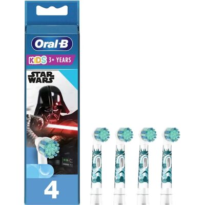 Braun Oral B Børsteudskiftning til børn - Star Wars - Elektrisk Tandbørstehoved Braun Oral B Børsteudskiftning til børn - Star Wars - Elektrisk Tandbørstehoved