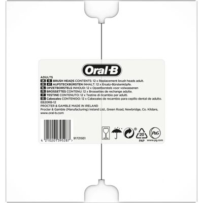 Tête de Brosse Oral-B Precision Clean - Pack de 12 - Publicité Tête de Brosse Oral-B Precision Clean - Pack de 12 - Publicité