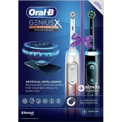 Oral-B Genius X Special Edition - Rose Gold/Black - Electric Toothbrushes Oral-B Genius X Special Edition - Rose Gold/Black - Electric Toothbrushes