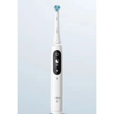 Braun Oral-B IO7 Weiß - Elektrische Zahnbürste mit 2 Aufsätzen Braun Oral-B IO7 Weiß - Elektrische Zahnbürste mit 2 Aufsätzen