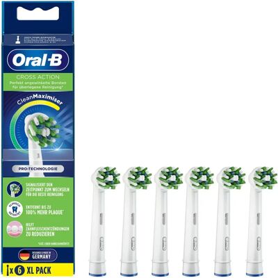Oral-B CrossAction 6 pcs - Brosse à dents électrique Oral-B CrossAction 6 pcs - Brosse à dents électrique