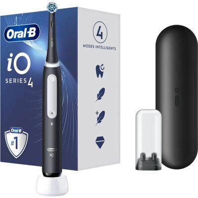 Brosse à dents électrique Oral-B iO 4n Noire avec 11 têtes - Publicité Brosse à dents électrique Oral-B iO 4n Noire avec 11 têtes - Publicité