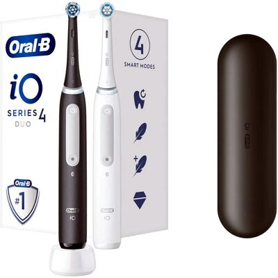Oral-B iO Série 4 Duo noir/blanc - Publicité Oral-B iO Série 4 Duo noir/blanc - Publicité