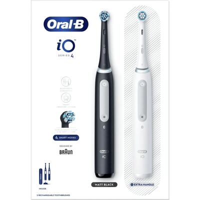 Oral-B iO4 Electric Toothbrush - Black, White Oral-B iO4 Electric Toothbrush - Black, White