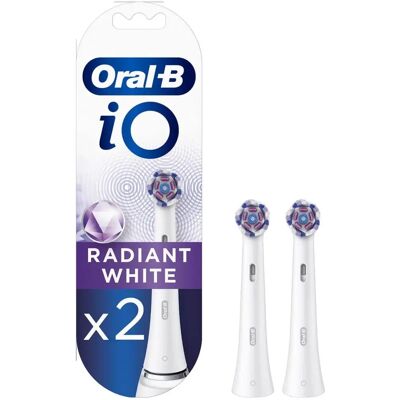 Oral-B iO Strahlendes Weiß Ersatzkopf - 2 Stück Oral-B iO Strahlendes Weiß Ersatzkopf - 2 Stück