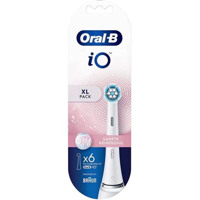 Testine del Spazzolino Oral-B iO Cura Delicata - Confezione da 6 Testine del Spazzolino Oral-B iO Cura Delicata - Confezione da 6