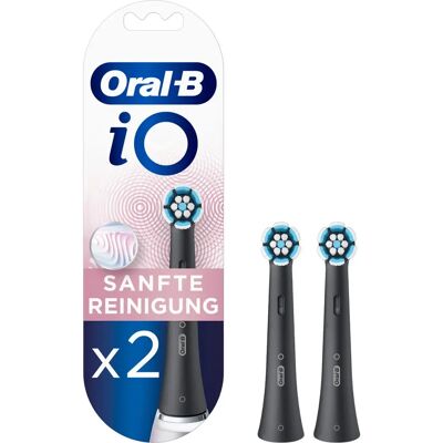 Oral-B iO Têtes de Brosse Douce Noire - 2 pcs Oral-B iO Têtes de Brosse Douce Noire - 2 pcs