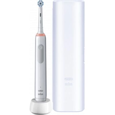 Cepillo de dientes eléctrico blanco Oral-B Pro 3 3500 Cepillo de dientes eléctrico blanco Oral-B Pro 3 3500