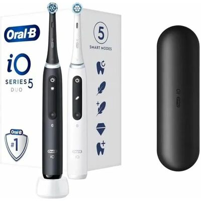 Brosse à dents électrique Oral B iO5 Noir & Blanc - Brosse électrique Brosse à dents électrique Oral B iO5 Noir & Blanc - Brosse électrique