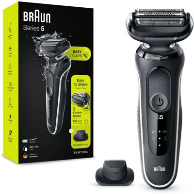BRAUN 51-W1200s - Blanc - Publicité BRAUN 51-W1200s - Blanc - Publicité