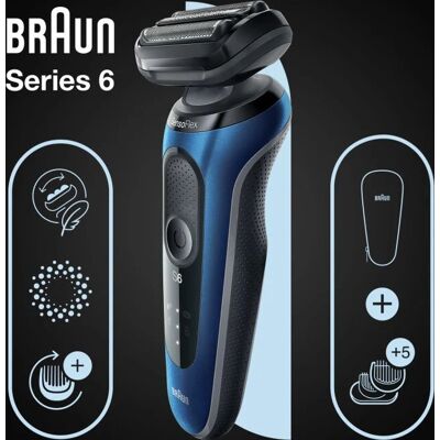 Braun Series 6 61-B1500s Rasoir électrique - Wet & Dry - Publicité Braun Series 6 61-B1500s Rasoir électrique - Wet & Dry - Publicité