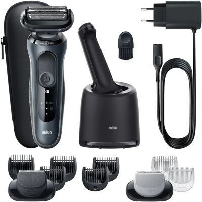 Braun Series 6 61-N7650cc Wodoodporna elektryczna maszynka do golenia - Trymer Braun Series 6 61-N7650cc Wodoodporna elektryczna maszynka do golenia - Trymer