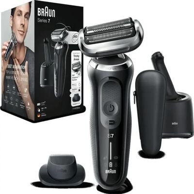 Braun Series 7 71-N7200cc Sähköinen parranajokone - Kosteaa & kuivaa - 50 min Braun Series 7 71-N7200cc Sähköinen parranajokone - Kosteaa & kuivaa - 50 min