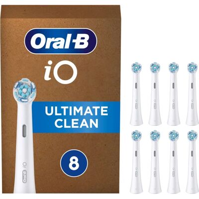 Capete de periuță Oral-B iO Ultimate Clean - Pachet cu 8 Capete de periuță Oral-B iO Ultimate Clean - Pachet cu 8