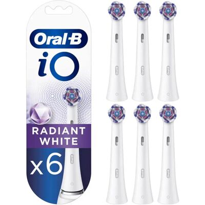 Oral-B iO Radiant White Zahnbürstenkopf - 6 Stück Oral-B iO Radiant White Zahnbürstenkopf - 6 Stück